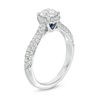 Thumbnail Image 2 of Vera Wang Love Collection 1.23 CT. T.W. Diamond Frame Engagement Ring in 14K White Gold