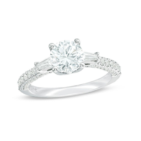 Vera Wang Love Collection 1.45 CT. T.W. Diamond Engagement Ring in 14K White Gold