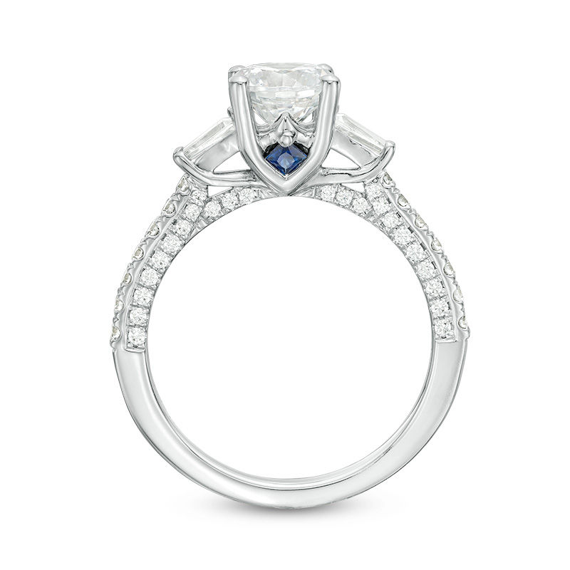 Main Image 3 of Vera Wang Love Collection 1.45 CT. T.W. Diamond Engagement Ring in 14K White Gold