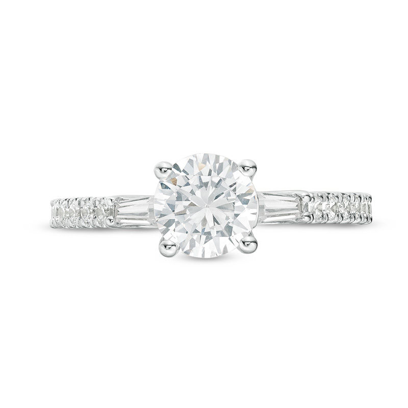 Vera Wang Love Collection 1.45 CT. T.W. Diamond Engagement Ring in 14K ...