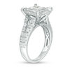 Thumbnail Image 2 of 2.00 CT. T.W. Quad Princess-Cut Diamond Frame Engagement Ring in 14K White Gold