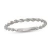 Thumbnail Image 1 of 1.5mm Twist Rope Wedding Band in 14K White Gold