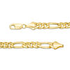 Thumbnail Image 3 of Men's 180 Gauge Figaro Chain Necklace in 14K Gold - 22"