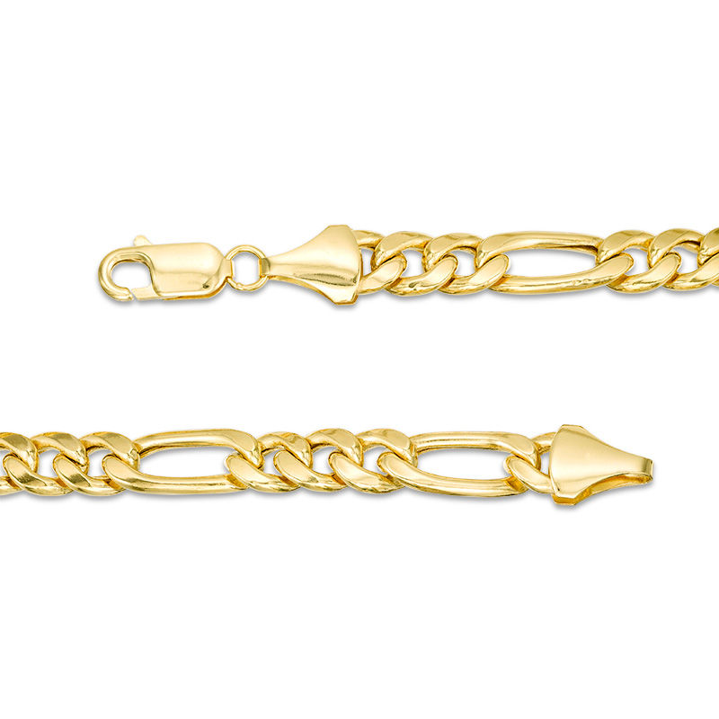 Men's 180 Gauge Figaro Chain Necklace in 14K Gold - 22"