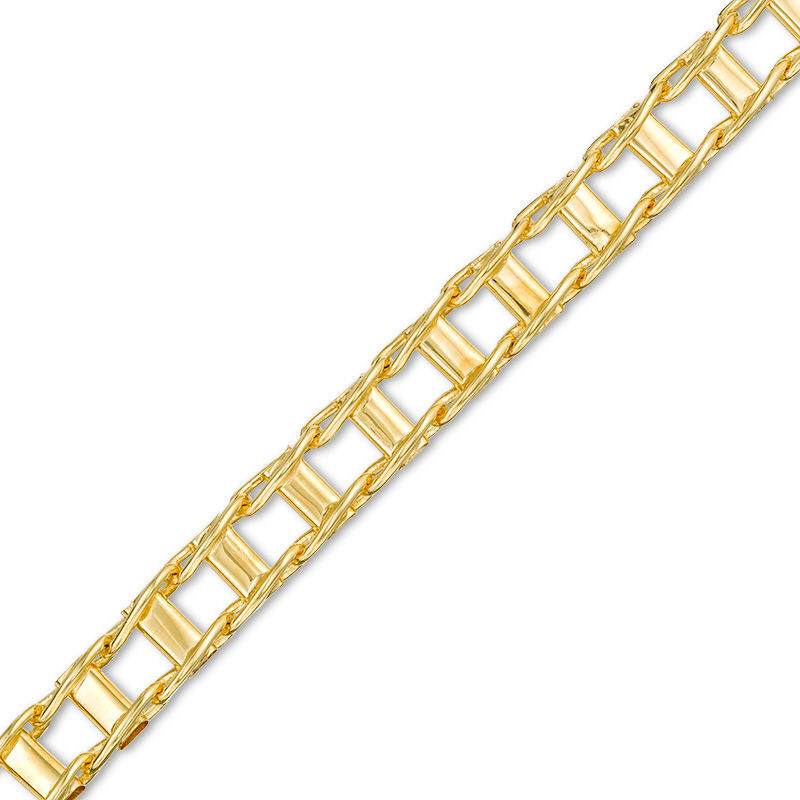 Men's 4.7mm Railroad Chain Bracelet in 14K Gold|Peoples Jewellers