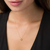 Thumbnail Image 2 of 5.0mm Citrine Bead Frame Pendant in 10K Gold