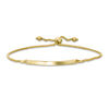 Thumbnail Image 1 of Curved Bar Bolo Bracelet in 14K Gold - 9.0"
