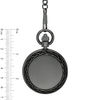 Thumbnail Image 2 of Men's James Michael Black Pocket Watch with Black Dial (Model: PQA181135C)