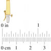 Thumbnail Image 2 of Sideways Oval Citrine Line Bangle in Sterling Silver with Yellow Rhodium