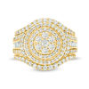Thumbnail Image 3 of 2.00 CT. T.W. Composite Diamond Frame Multi-Row Vintage-Style Engagement Ring in 10K Gold