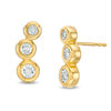 Thumbnail Image 0 of 0.10 CT. T.W. Diamond Graduating Circles Drop Earrings in 10K Gold