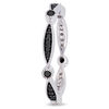 Thumbnail Image 3 of 0.24 CT. T.W. Black Diamond Alternating Marquise and Round Vintage-Style Stackable Band in 10K White Gold
