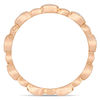 Thumbnail Image 4 of 0.09 CT. T.W. Diamond Alternating Marquise Vintage-Style Stackable Band in 10K Rose Gold
