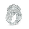 Thumbnail Image 2 of 5.00 CT. T.W. Composite Diamond Multi-Row Dome Engagement Ring in 14K White Gold