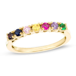 Mother's Birthstone Ring (3-7 Stones)