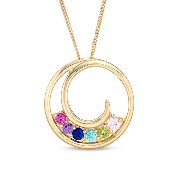 Mother birthstone pendant on sale
