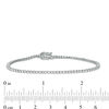 Thumbnail Image 4 of 1.00 CT. T.W. Diamond Tennis Bracelet in 10K White Gold