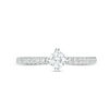 Adrianna Papell 0.45 CT. T.W. Certified Diamond Engagement Ring in 14K White Gold (F/I1)