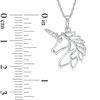 Thumbnail Image 2 of Unicorn Silhouette Pendant in Sterling Silver