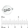 Thumbnail Image 2 of Men's Round Engravable Cuff Links in Sterling Silver (1 Line)