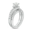 Thumbnail Image 2 of 1.20 CT. T.W. Canadian Certified Diamond Bypass Bridal Set in 14K White Gold (I/I2)