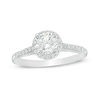Celebration Canadian Ideal 1.00 CT. T.W. Certified Diamond Frame Engagement Ring in 14K White Gold (I/I1)