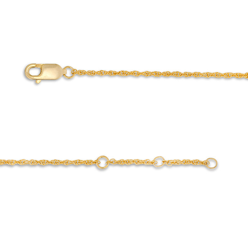Main Image 3 of 0.11 CT. T.W. Diamond Running Unicorn Bracelet in Sterling Silver with 14K Gold Plate - 7.5"