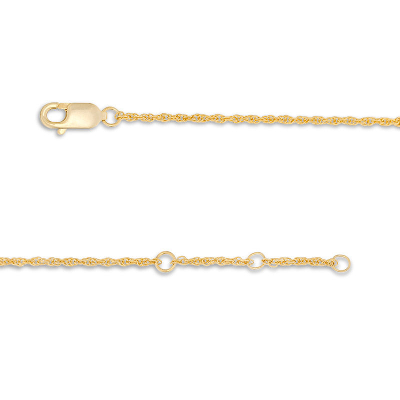 Diamond Accent Unicorn Silhouette Bracelet in Sterling Silver with 14K Gold Plate - 7.5"|Peoples Jewellers