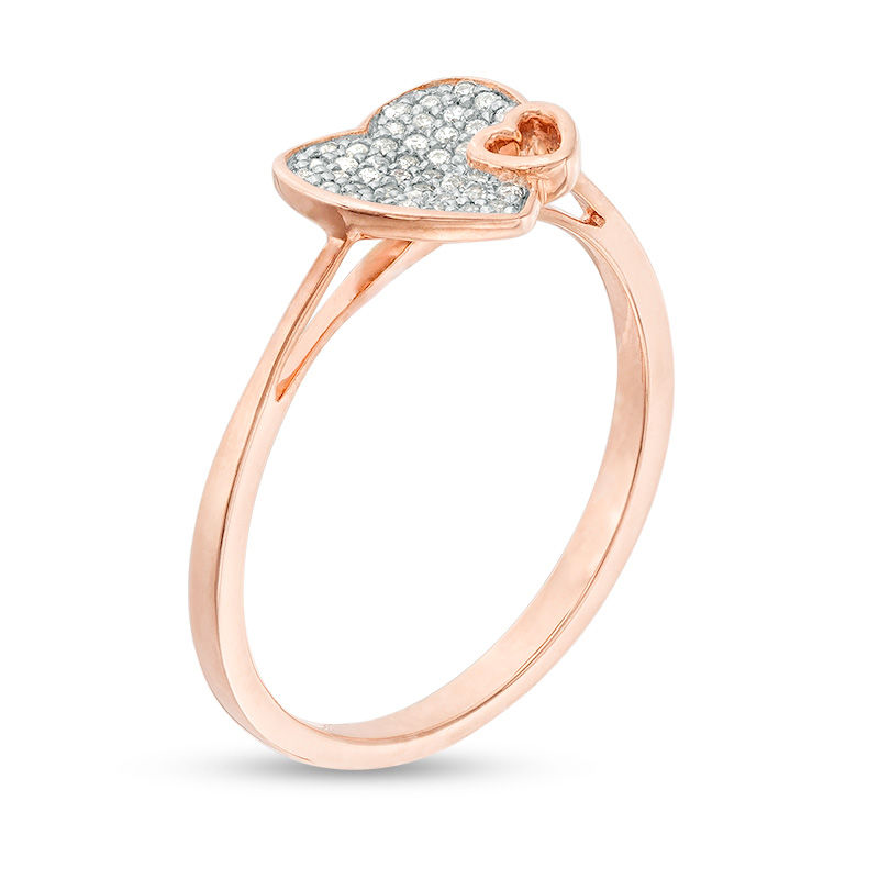 Peoples jewellers rose discount gold rings