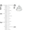Thumbnail Image 2 of Emoji Poo Stud Earrings in Sterling Silver