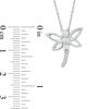 Thumbnail Image 1 of Diamond Accent Dragonfly Pendant in Sterling Silver