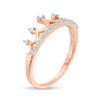 Thumbnail Image 1 of 0.085 CT. T.W. Diamond Tiara Ring in 10K Rose Gold