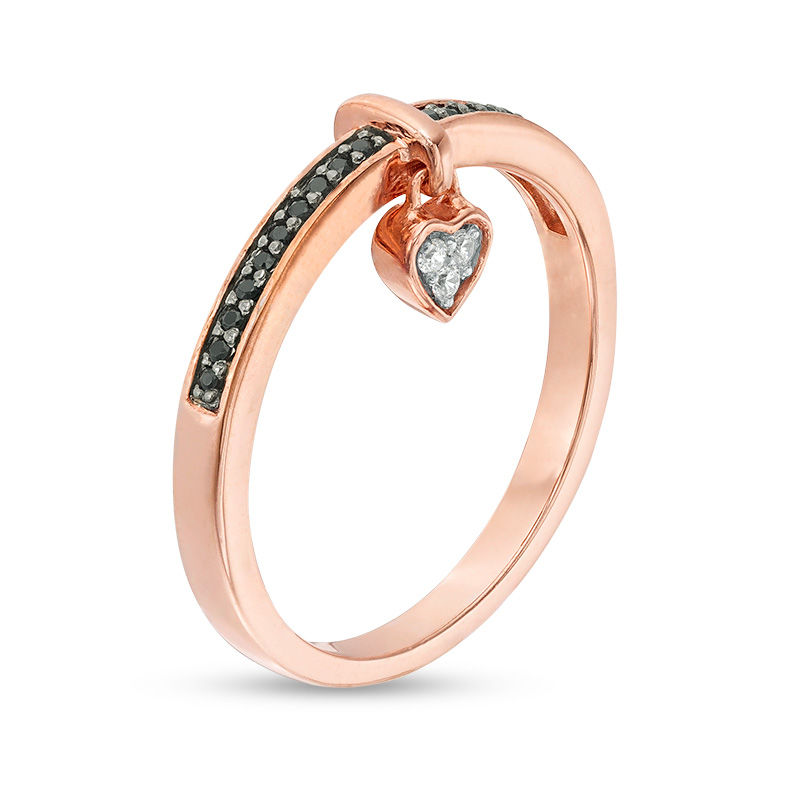 Dangle heart ring deals
