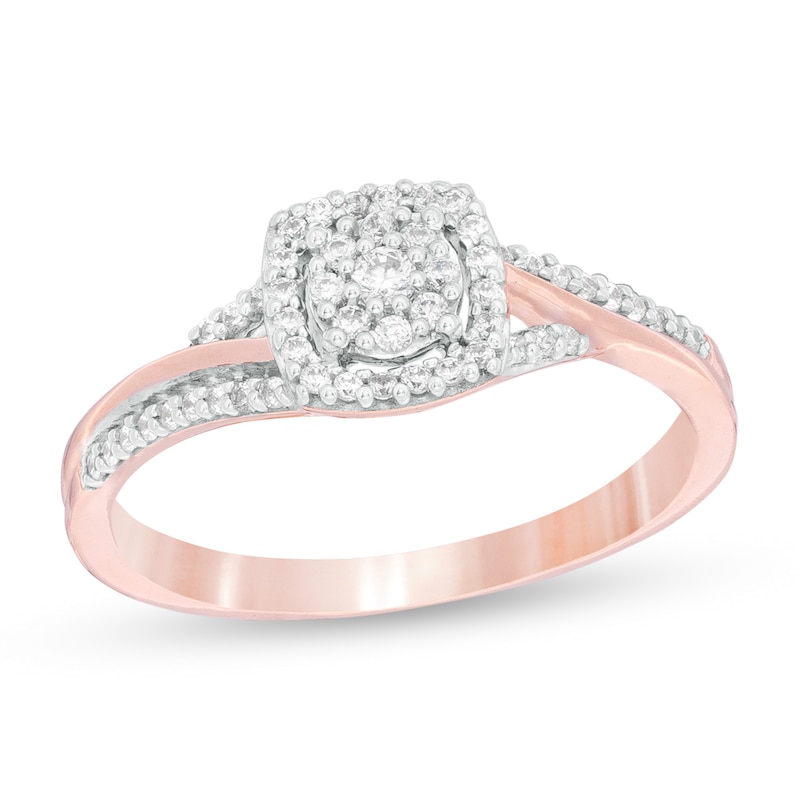 square promise rings