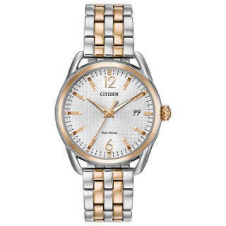 Ladies' Citizen Eco-Drive® Bangle Watch with Mother-of-Pearl Dial 