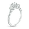 Thumbnail Image 2 of 0.50 CT. T.W. Diamond Past Present Future® Cushion Frame Engagement Ring in 10K White Gold