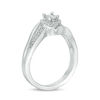 Thumbnail Image 2 of 0.085 CT. T.W. Composite Diamond Bypass Promise Ring in Sterling Silver