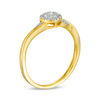 Thumbnail Image 2 of 0.145 CT. T.W. Composite Diamond Promise Ring in 10K Gold