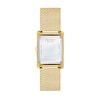 Thumbnail Image 3 of Ladies' Movado La Nouvelle Gold-Tone PVD Mesh Watch with Rectangular Black Dial (Model: 0607189)