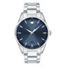 Thumbnail Image 0 of Men's Movado Stratus Watch with Blue Dial (Model: 0607244)