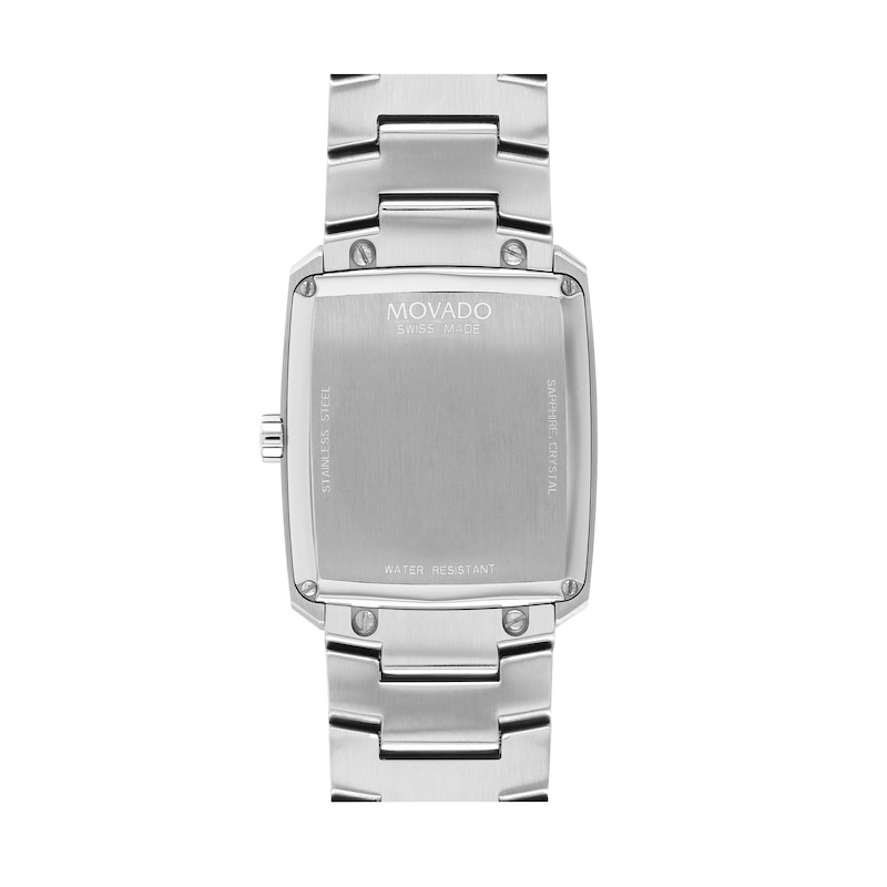 Main Image 4 of Men's Movado Eliro Watch with Tonneau Black Dial (Model: 0607186)