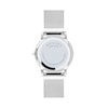 Thumbnail Image 3 of Ladies' Movado Museum® Classic 0.22 CT. T.W. Diamond Mesh Watch with White Mother-of-Pearl Dial (Model: 0607306)