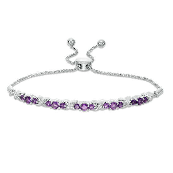Amethyst bolo bracelet sale