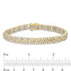 2.00 CT. T.W. Diamond "S" Wave Bracelet in 10K Gold - 7.25"