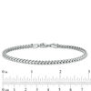Men's 3.0mm Franco Chain Bracelet in Stainless Steel - 8.5"