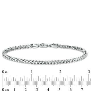 Men's 3.0mm Franco Chain Bracelet in Stainless Steel - 8.5"