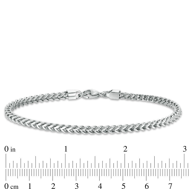 Men's 3.0mm Franco Chain Bracelet in Stainless Steel - 8.5"|Peoples Jewellers