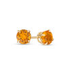 Thumbnail Image 0 of 5.0m Citrine Solitaire Stud Earrings in 10K Gold