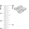 Thumbnail Image 2 of Men's Love Knot Cuff Links in Sterling Silver