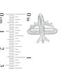 Thumbnail Image 2 of Men's Textured Airplane Cuff Links in Sterling Silver